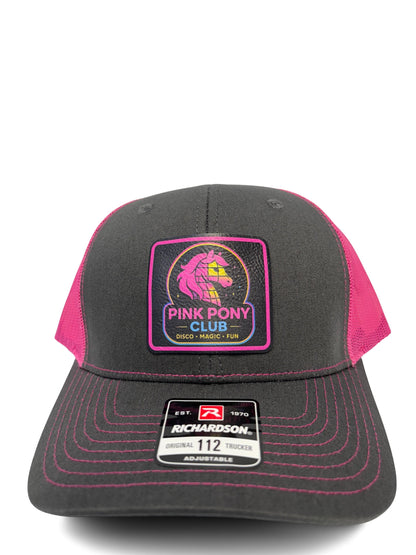Pink Pony Club Trucker Hat – Retro Disco Cowgirl Cowboy Vibes