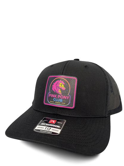 Pink Pony Club Trucker Hat – Retro Disco Cowgirl Cowboy Vibes