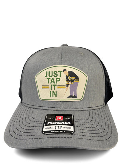 Happy Gilmore Trucker Hat: Retro Golf Cap - "Just Tap It In"