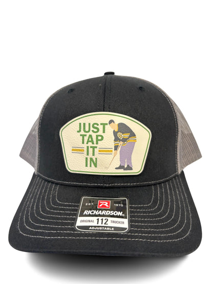 Happy Gilmore Trucker Hat: Retro Golf Cap - "Just Tap It In"