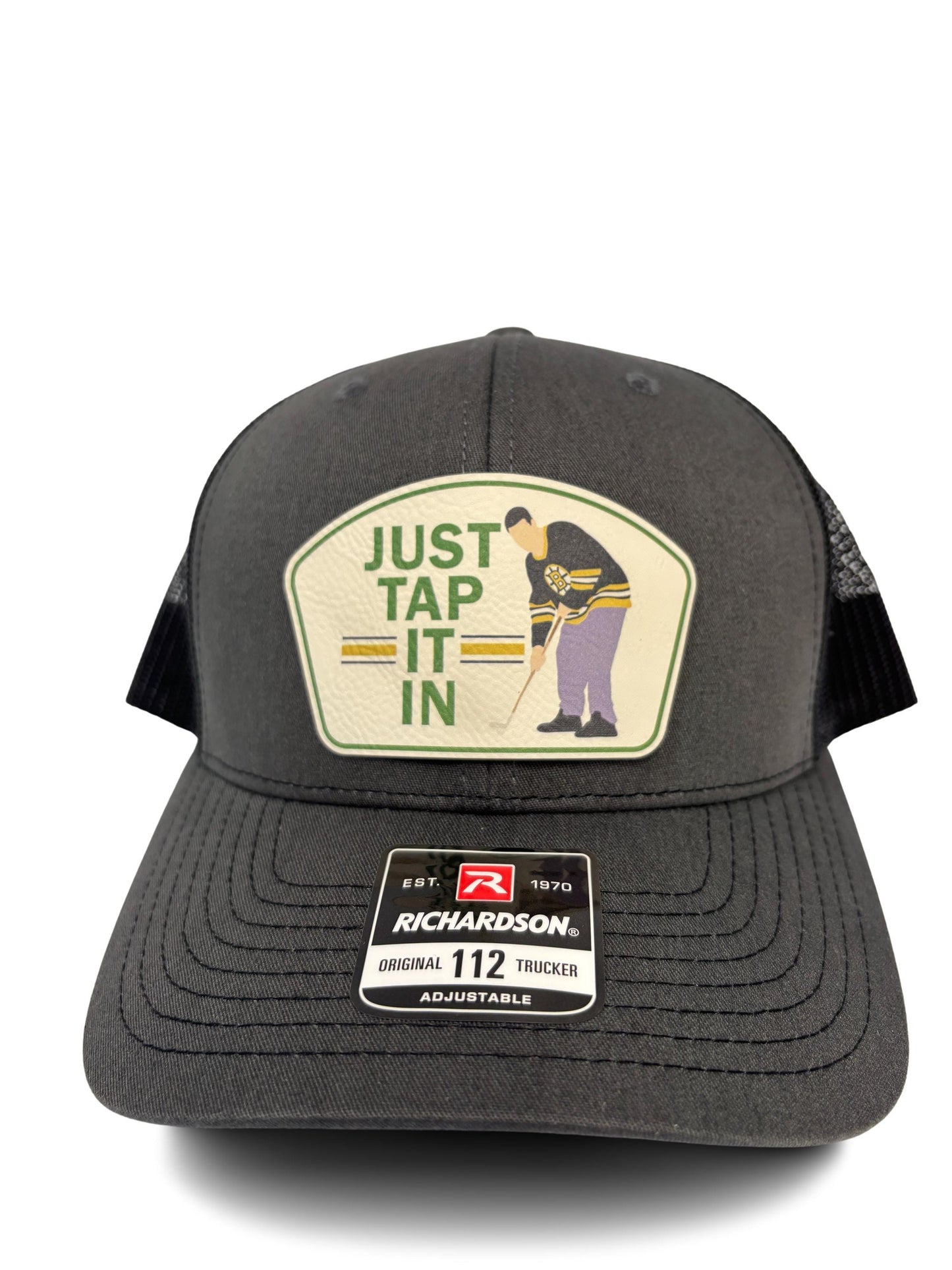 Happy Gilmore Trucker Hat: Retro Golf Cap - "Just Tap It In"