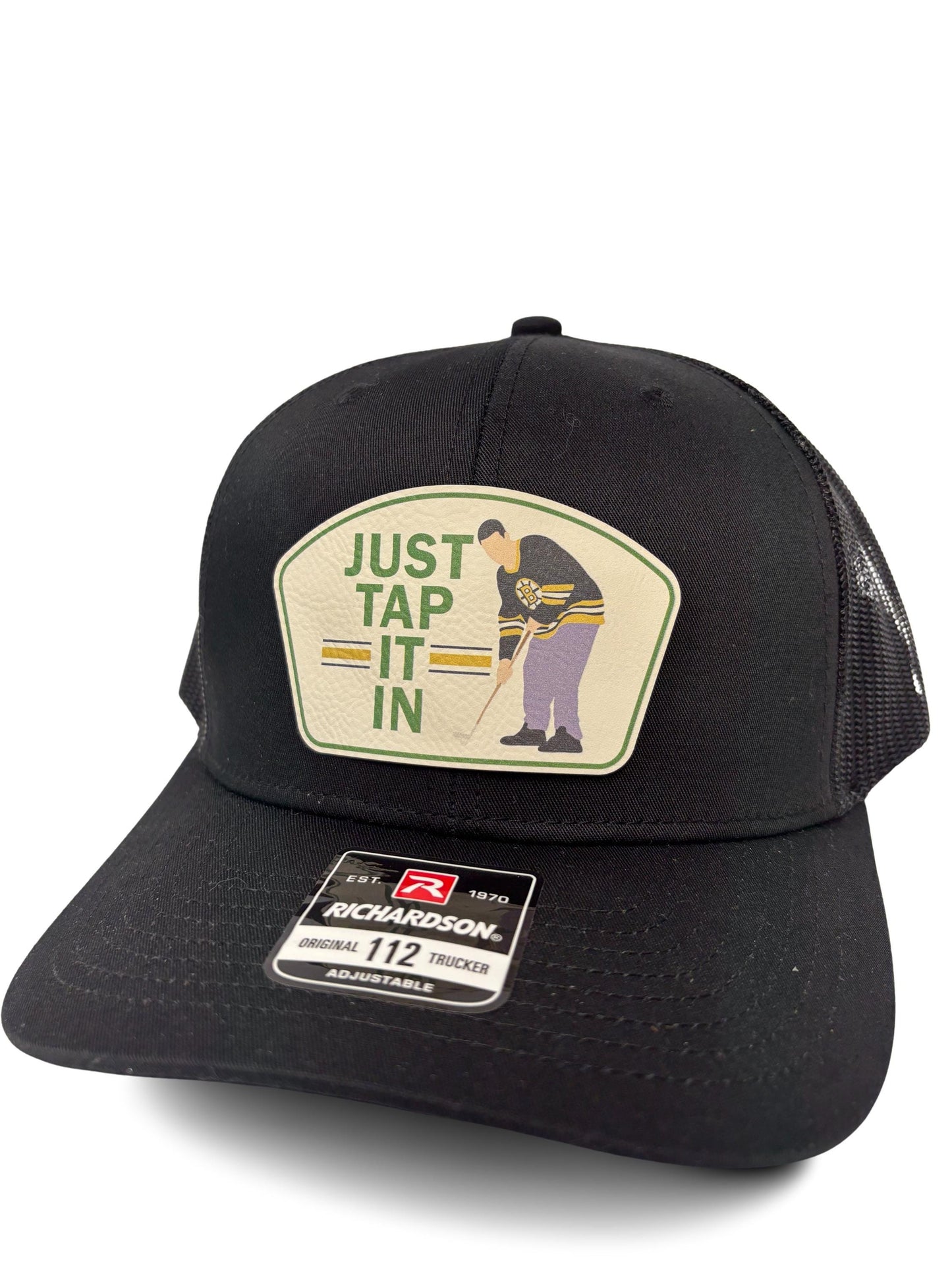Happy Gilmore Trucker Hat: Retro Golf Cap - "Just Tap It In"