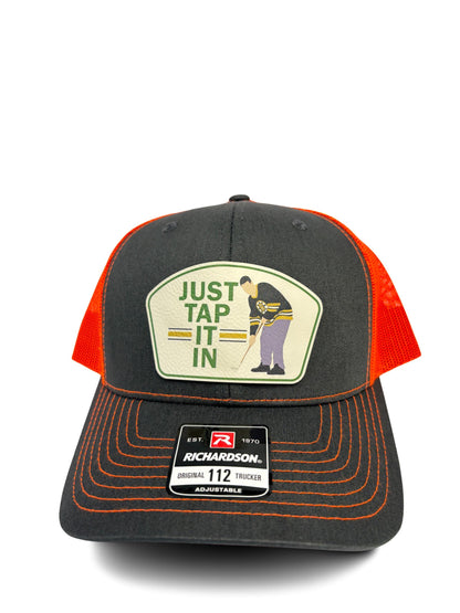Happy Gilmore Trucker Hat: Retro Golf Cap - "Just Tap It In"