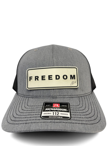 Charlie Kirk Freedom Trucker Hat – Classic Mesh Snapback Cap | Adjustable Snapback Mesh Cap | Adjustable Snapback Mesh Cap