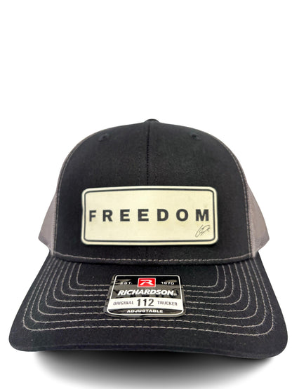 Charlie Kirk Freedom Trucker Hat – Classic Mesh Snapback Cap | Adjustable Snapback Mesh Cap | Adjustable Snapback Mesh Cap