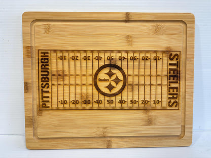 Handmade Custom Football Team Cutting Board | Charcuterie Board | Personalized Sports Gift