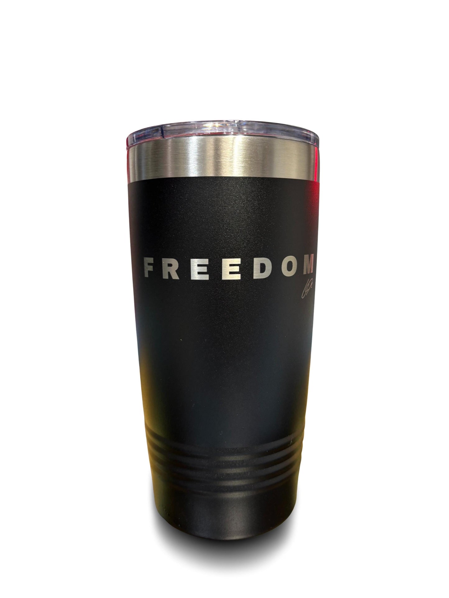 Charlie Kirk Remembrance Tumbler, Romans 14:8, 20oz Tumbler, Freedom, Patriot, Laser Engraved