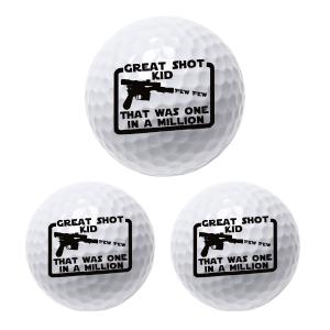 Star Wars Golf Ball Set: Funny Movie Quote Gag Gift