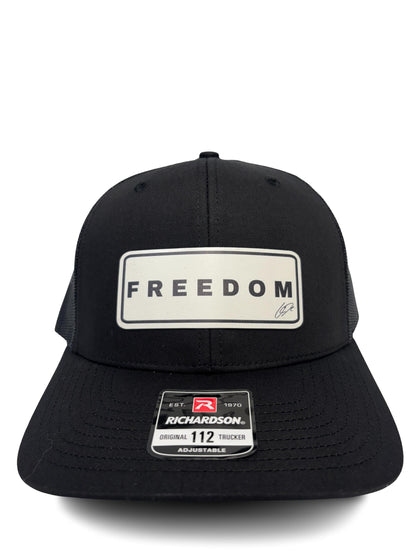 Charlie Kirk Freedom Trucker Hat – Classic Mesh Snapback Cap | Adjustable Snapback Mesh Cap | Adjustable Snapback Mesh Cap