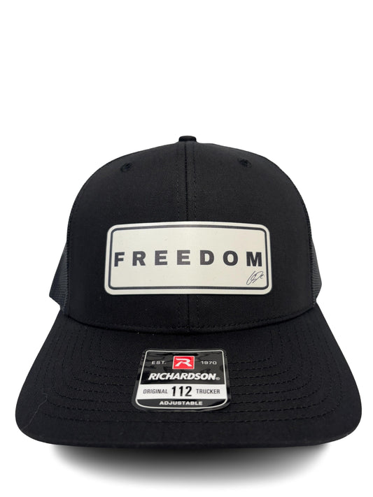 Charlie Kirk Freedom Trucker Hat – Classic Mesh Snapback Cap | Adjustable Snapback Mesh Cap | Adjustable Snapback Mesh Cap