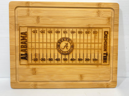Handmade Custom College Football Team Cutting Board | Charcuterie Board | Personalized Sports Gift