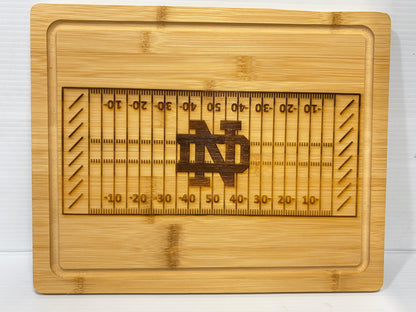 Handmade Custom College Football Team Cutting Board | Charcuterie Board | Personalized Sports Gift