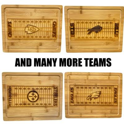 Handmade Custom Football Team Cutting Board