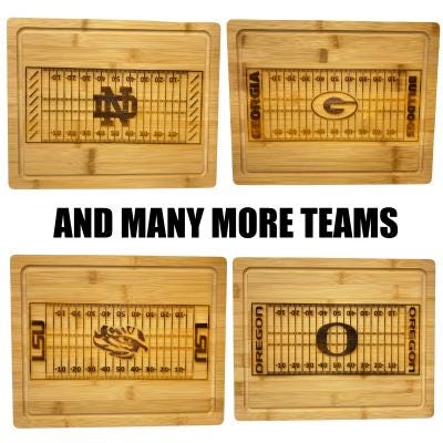 Handmade Custom College Football Team Cutting Board