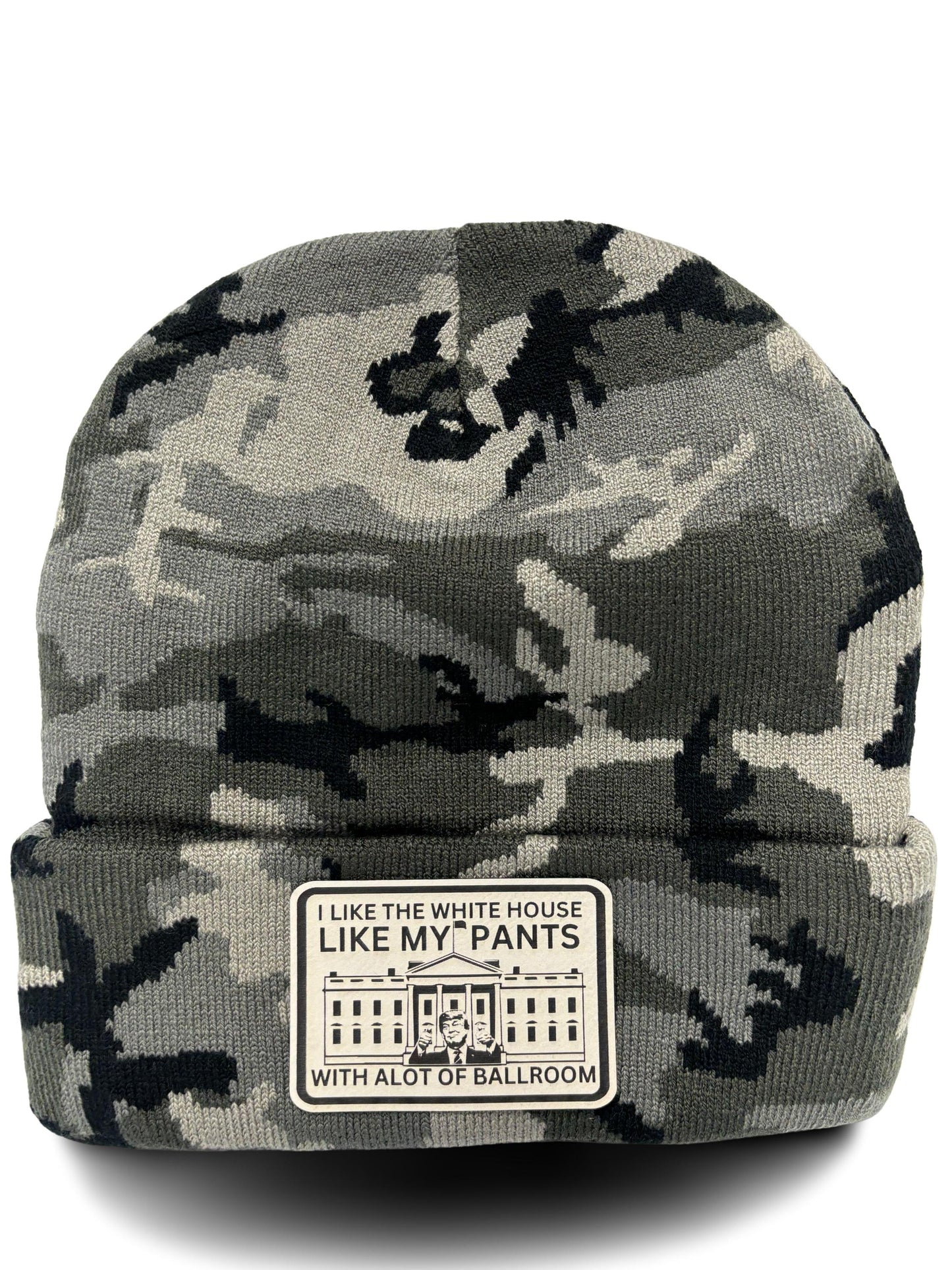 Funny Political Trucker Hat – “I Like the White House Like My Pants, With a Lot of Ballroom” – Unisex Adjustable Mesh Back Cap