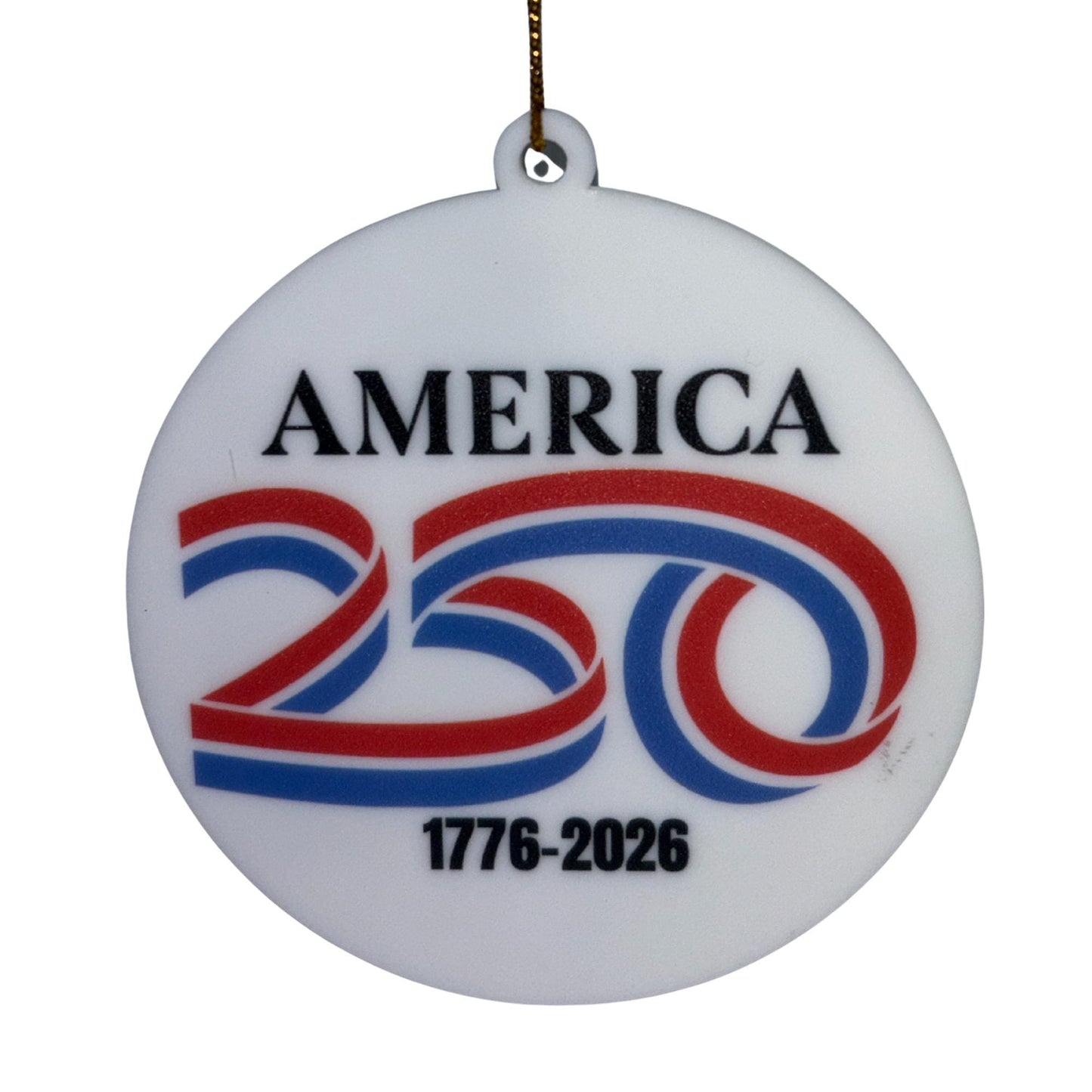 250th America Birthday Ornament – Acrylic Keepsake | USA 250 Years | Patriotic Gift | July 4th 2026 Decoration | Semiquincentennial Ornament
