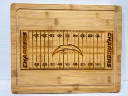 Handmade Custom Football Team Cutting Board | Charcuterie Board | Personalized Sports Gift