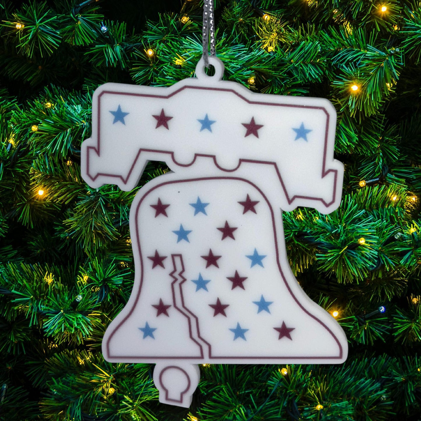 Phillies “Ring the Bell” Acrylic Ornament | Philadelphia Baseball Christmas Decor | Gift for Phillies Fans