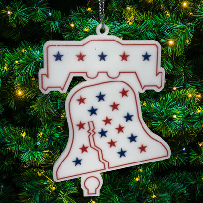 Phillies “Ring the Bell” Acrylic Ornament | Philadelphia Baseball Christmas Decor | Gift for Phillies Fans