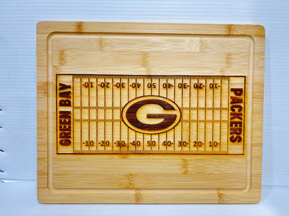 Handmade Custom Football Team Cutting Board | Charcuterie Board | Personalized Sports Gift