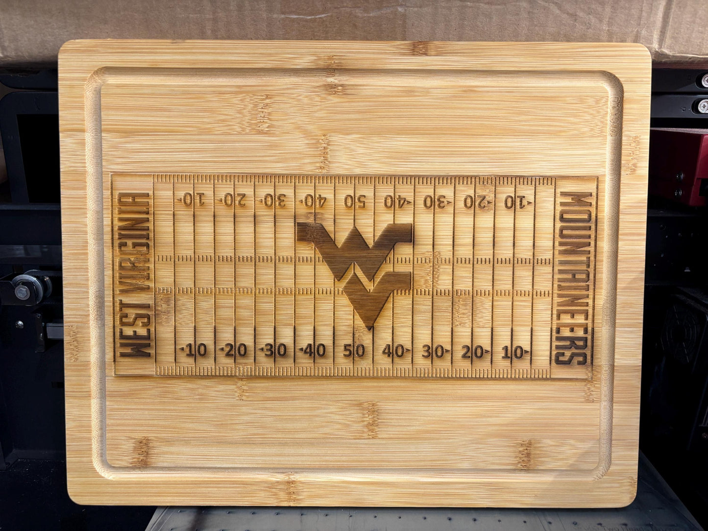 Handmade Custom College Football Team Cutting Board | Charcuterie Board | Personalized Sports Gift