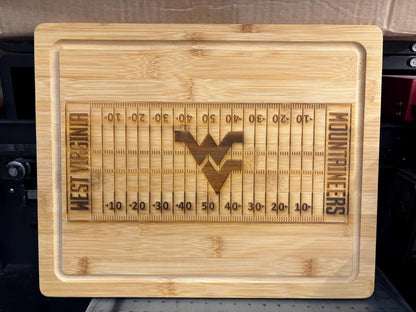 Handmade Custom College Football Team Cutting Board | Charcuterie Board | Personalized Sports Gift