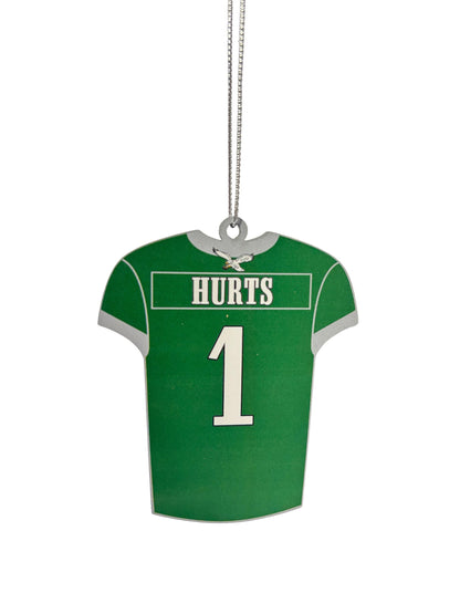 Philadelphia Eagles Jersey Christmas Ornament – Acrylic UV Printed – Eagles Christmas Decor
