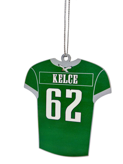Philadelphia Eagles Jersey Christmas Ornament – Acrylic UV Printed – Eagles Christmas Decor