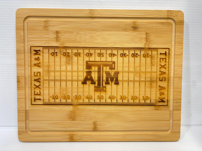 Handmade Custom College Football Team Cutting Board | Charcuterie Board | Personalized Sports Gift