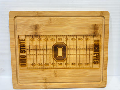 Handmade Custom College Football Team Cutting Board | Charcuterie Board | Personalized Sports Gift