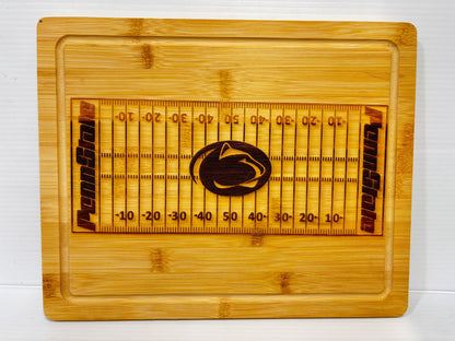 Handmade Custom College Football Team Cutting Board | Charcuterie Board | Personalized Sports Gift