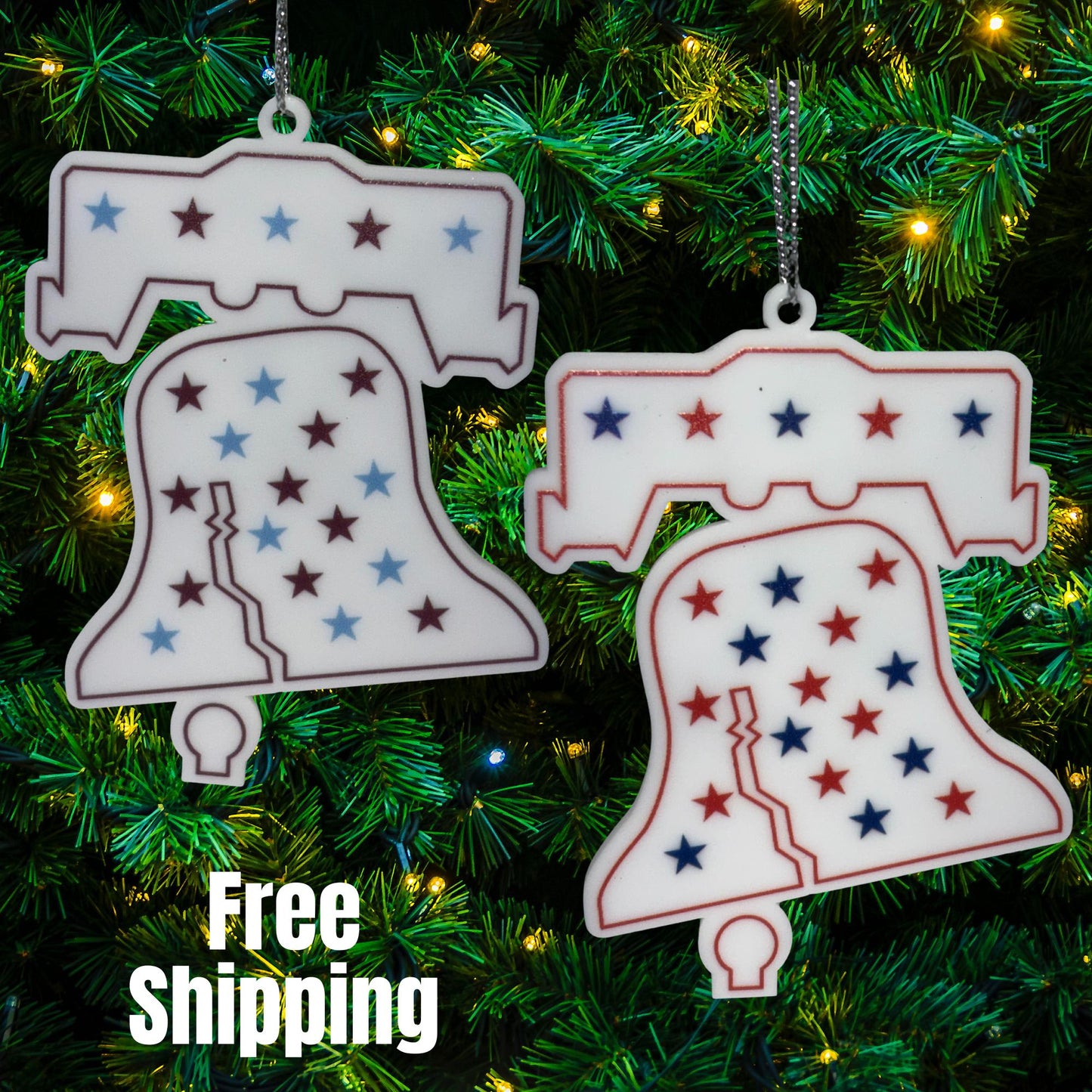 Phillies “Ring the Bell” Acrylic Ornament | Philadelphia Baseball Christmas Decor | Gift for Phillies Fans