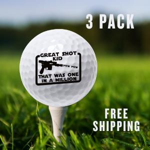 Star Wars Golf Ball Set: Funny Movie Quote Gag Gift