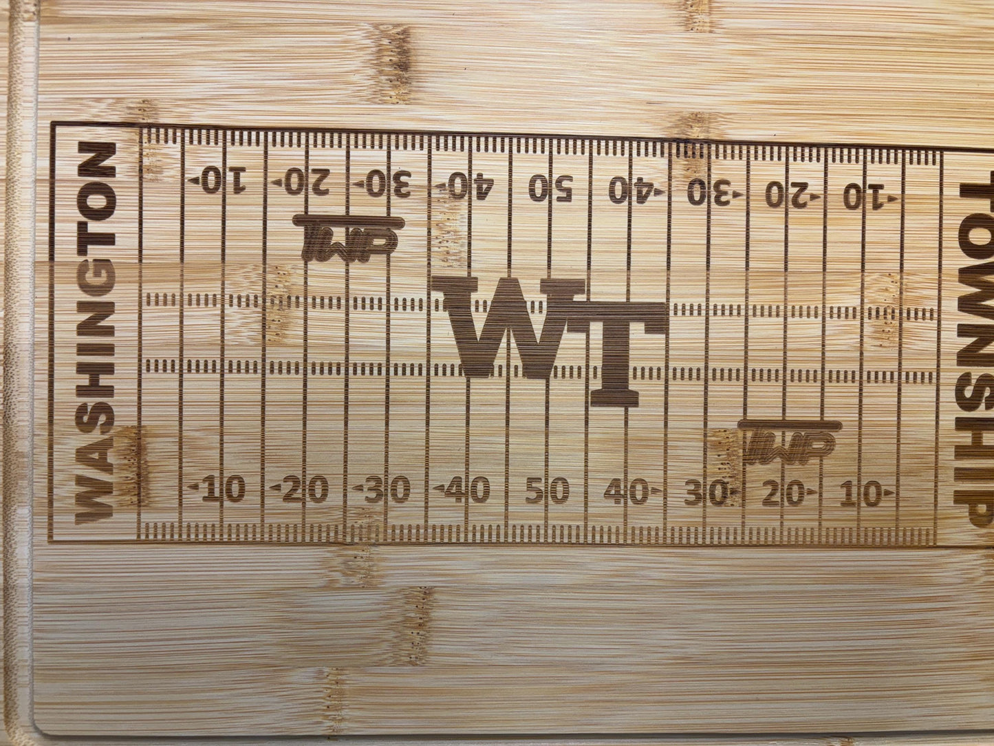Washington Township High School NJ Handmade Custom Football Team Cutting Board | Charcuterie Board | Personalized Sports Gift