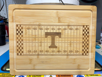 Handmade Custom College Football Team Cutting Board | Charcuterie Board | Personalized Sports Gift