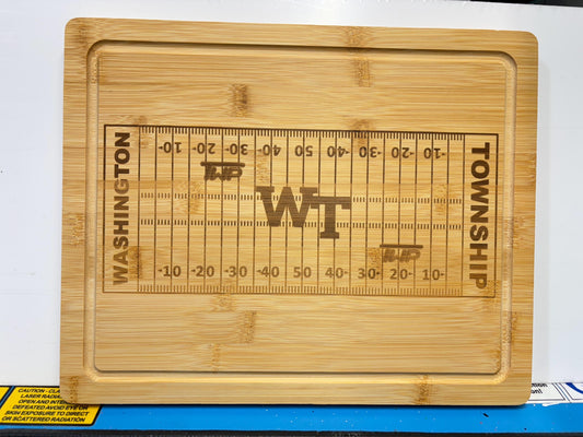 Washington Township High School NJ Handmade Custom Football Team Cutting Board | Charcuterie Board | Personalized Sports Gift