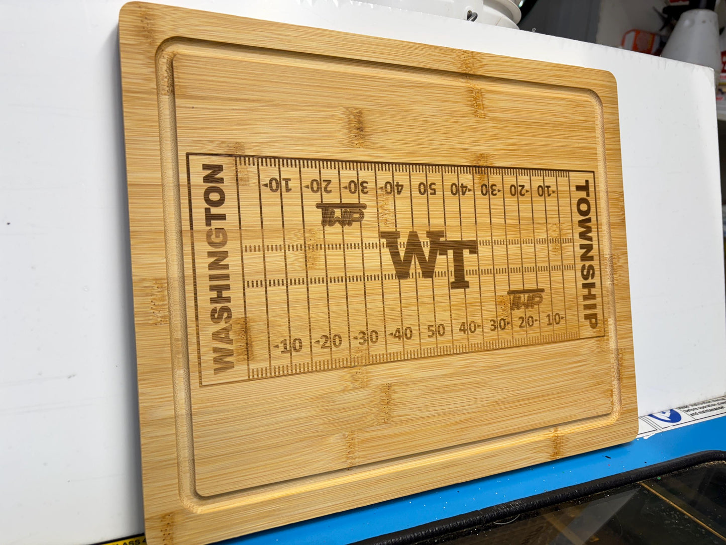 Washington Township High School NJ Handmade Custom Football Team Cutting Board | Charcuterie Board | Personalized Sports Gift