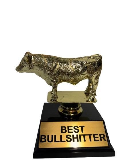 G.O.A.T. Trophy – Greatest of All Time Award – Funny Gag Gift for Friends, Coworkers, and Family – Perfect for Birthdays, Office Parties